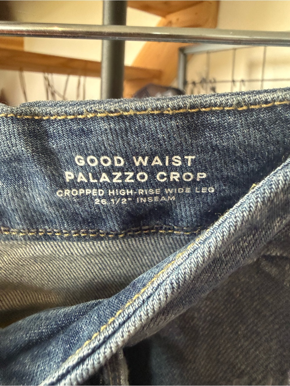 Good American Light Wash High-Rise Wide Leg Jeans - Picture 5 of 5